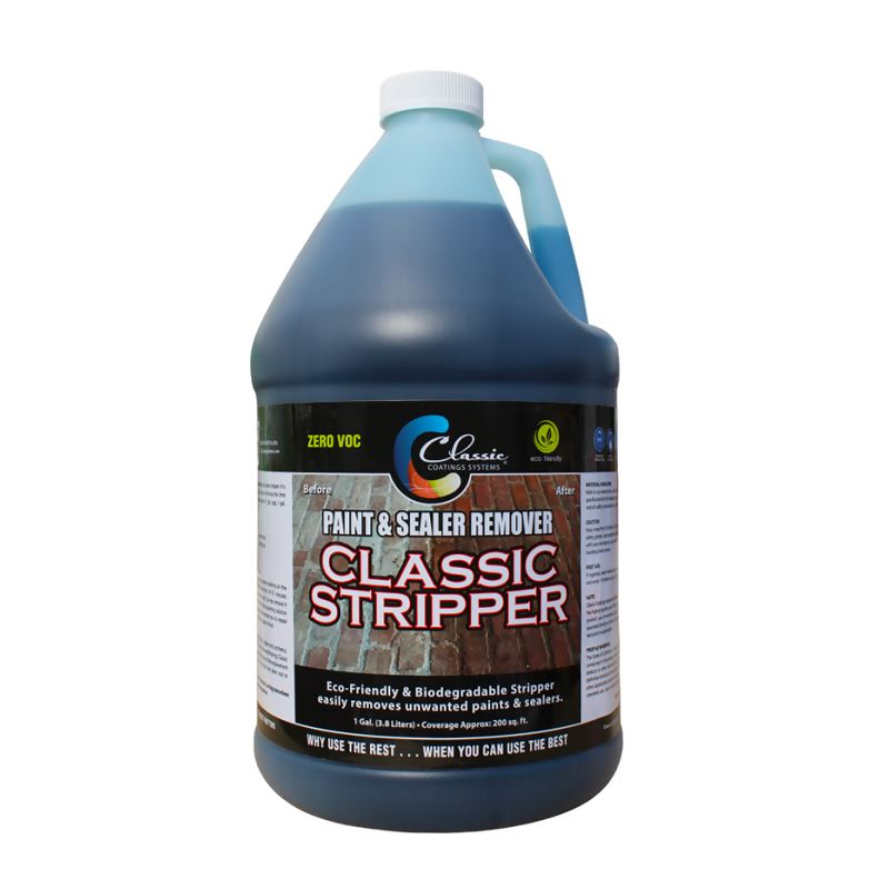 Classic Stripper - Environmentally Safe Paint and Sealer Remover - 1 Gallon Classic Coatings Systems