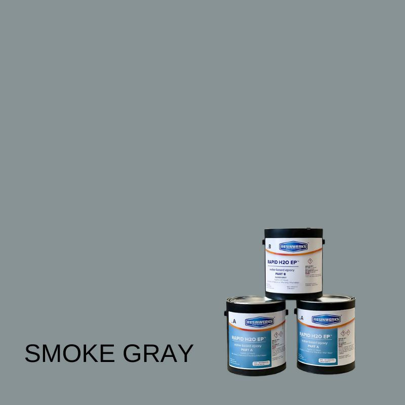 Rapid H20 EP - Fast-Cure Primer & Broadcast Coat - 4 Gallon Kit Resinwerks Inc Smoke Gray