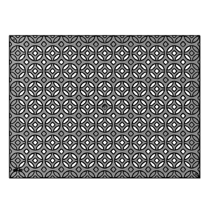 18 x 24" Interlaken Trench Grate Iron Age Designs