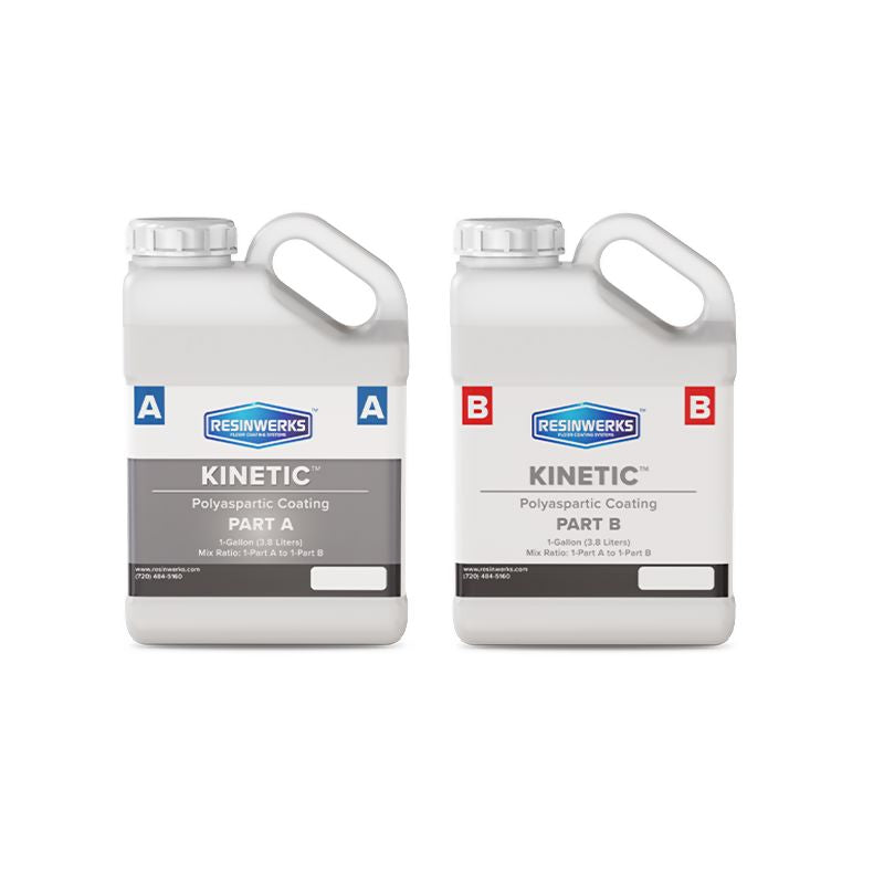 Kinetic - 72% Solids Polyaspartic Resinwerks Inc 2-Gallon Kit