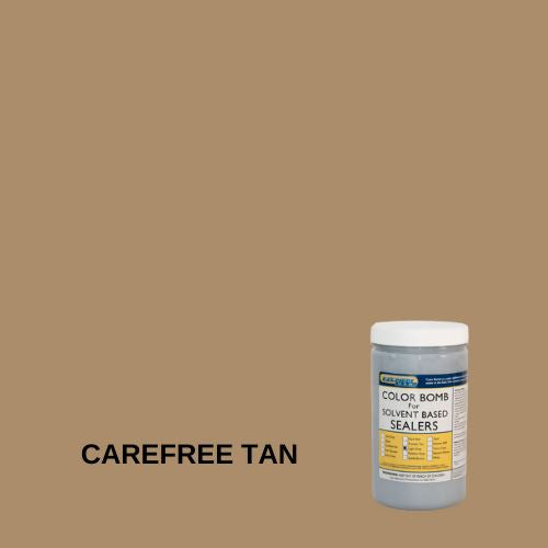 Color Bomb Color Additive for Sealer EZChem Inc Carefree Tan