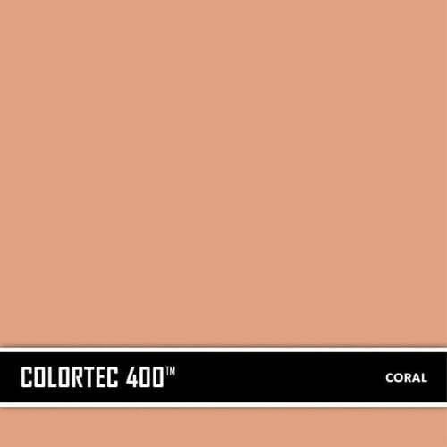 ColorTec 400 Pigmented Solvent-Based Polyurethane Surecrete 1 Gallon Kit Coral