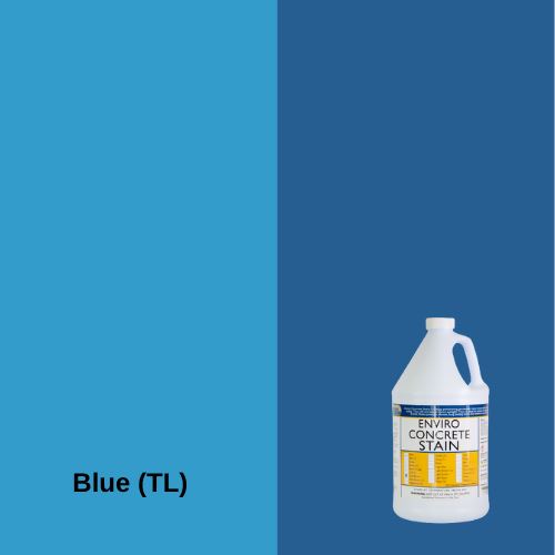 Enviro Concrete Water-Based Stain EZChem Inc Blue (TL) 1 Gallon
