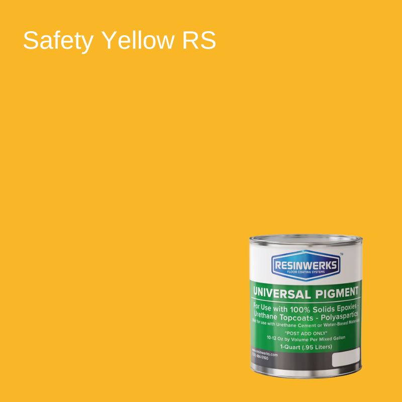 Universal Pigments - Urethane, Polyaspartic and 100% Solids Epoxy Pigments Resinwerks Inc 1 Pint Safety Yellow (RS)