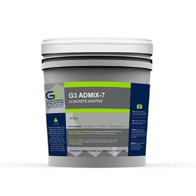 G3 Admix-7 Concrete Additive - 5 gallon Wagman Metal Products Inc