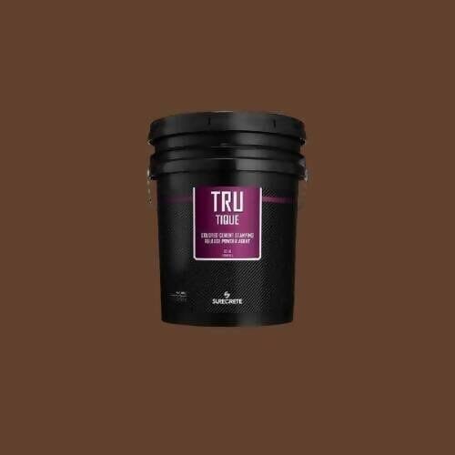 SureTique Powder Release Agent for Stamped Concrete 30 Lbs. Surecrete Brown Derby