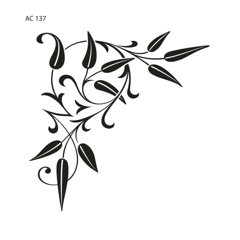 AC137 - Flattoo Stencil System - Corner - Set of 4