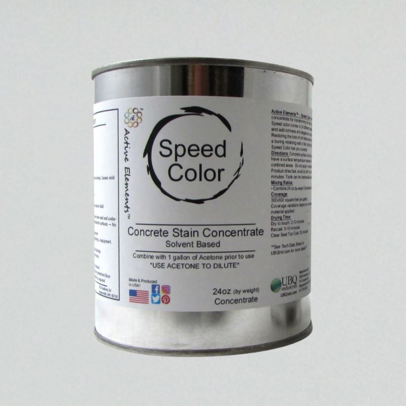 Speed Color - Acetone Dye - Concentrate Engrave-A-Crete 1 Gallon True White