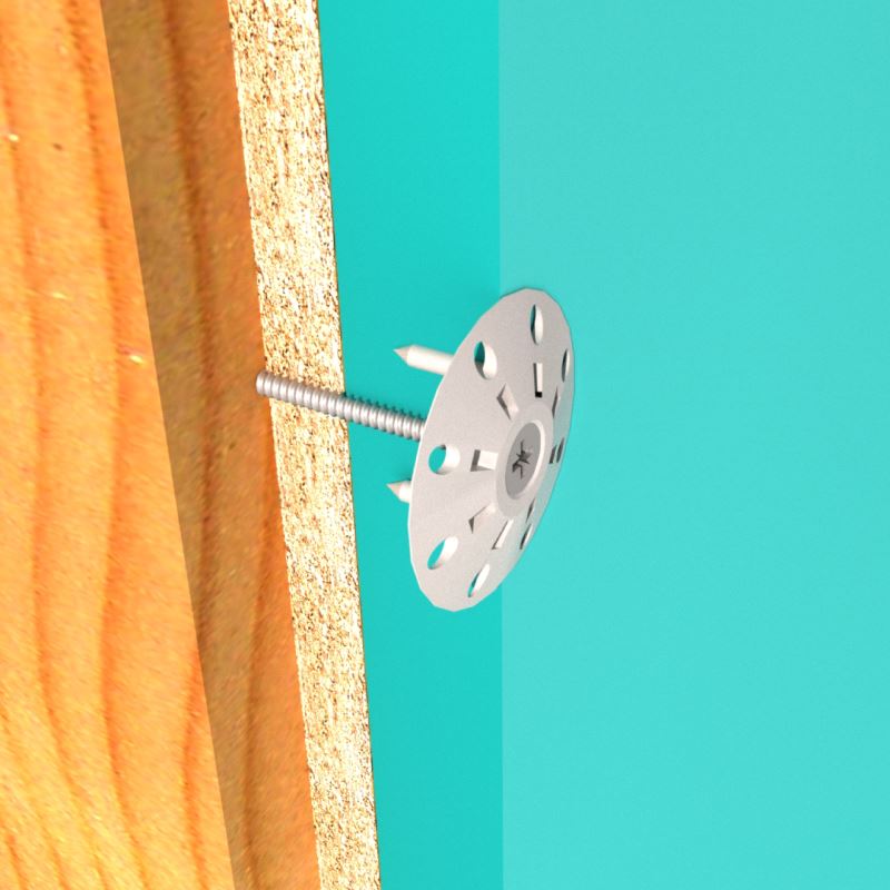 Plasti-Grip® ci Prong Washer TruFast Walls