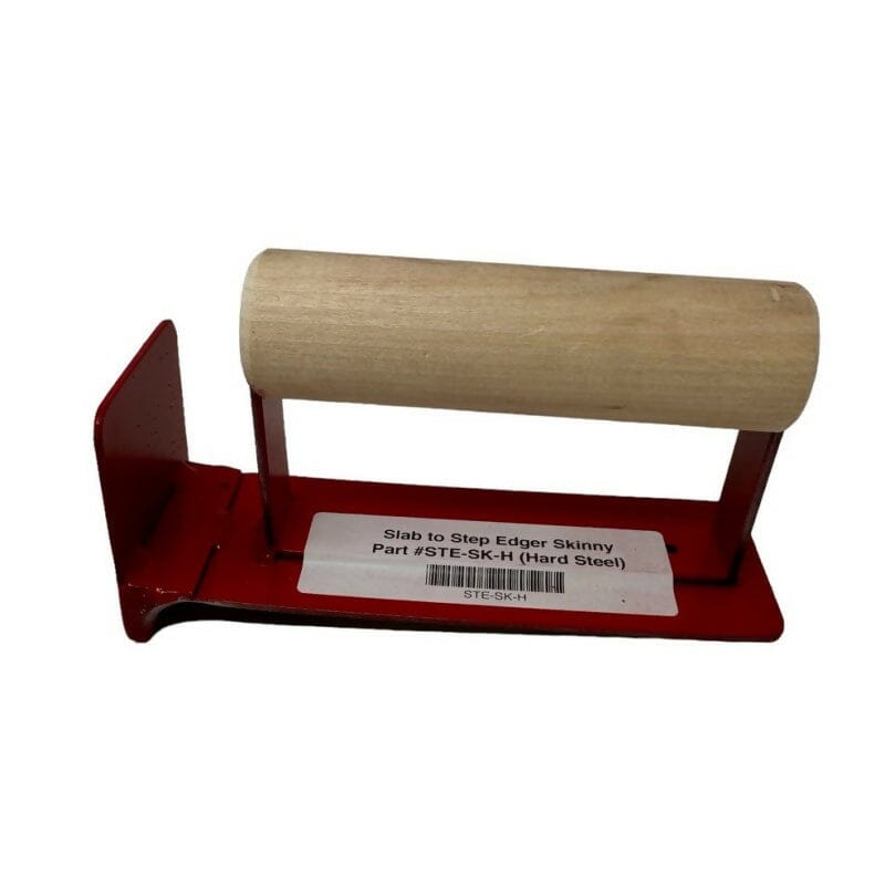 Slab to Step Edger for Concrete Superior Innovations 6" x 2" | 1/2" Radius - Hard Steel