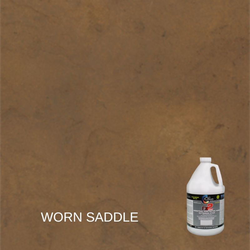 FX2 Armor Nano Industrial Grade Stain - 1 Gallon Classic Coatings Systems Worn Saddle