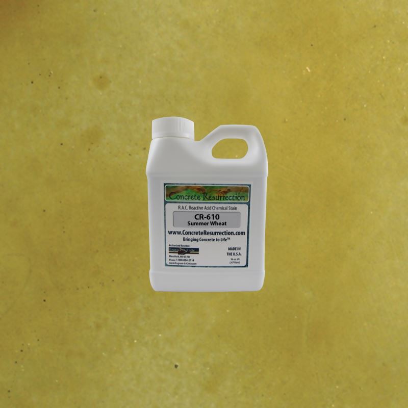 Reactive Acid Chemical (RAC) Concrete Stain Engrave-A-Crete 16 oz Summer Wheat (Interior Use Only)