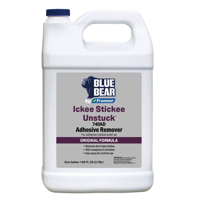 Ickee Stickee Unstuck - 740AD Adhesive Remover Franmar Inc 1 Gallon