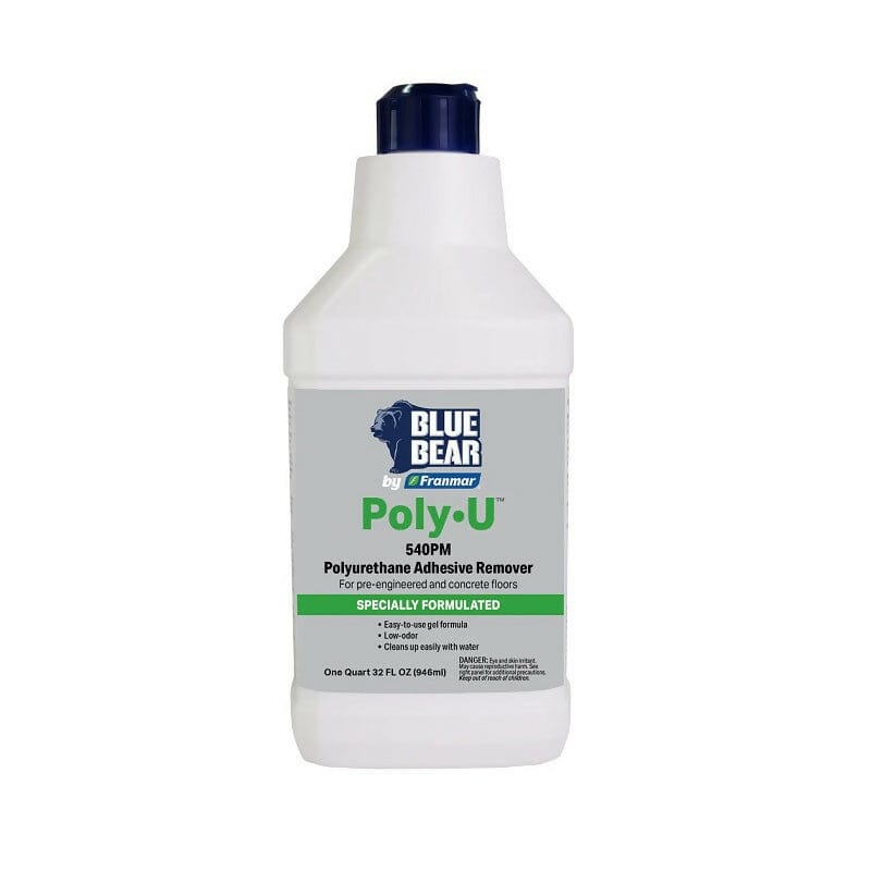 540PM Polyurethane Adhesive Remover - PolyU Franmar Inc Quart