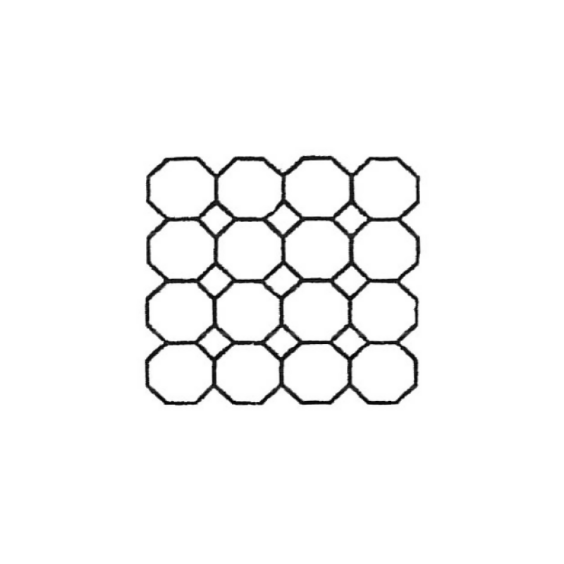 Diamond Tile Pattern - Adhesive-backed Stencil Roll - 500 sq ft