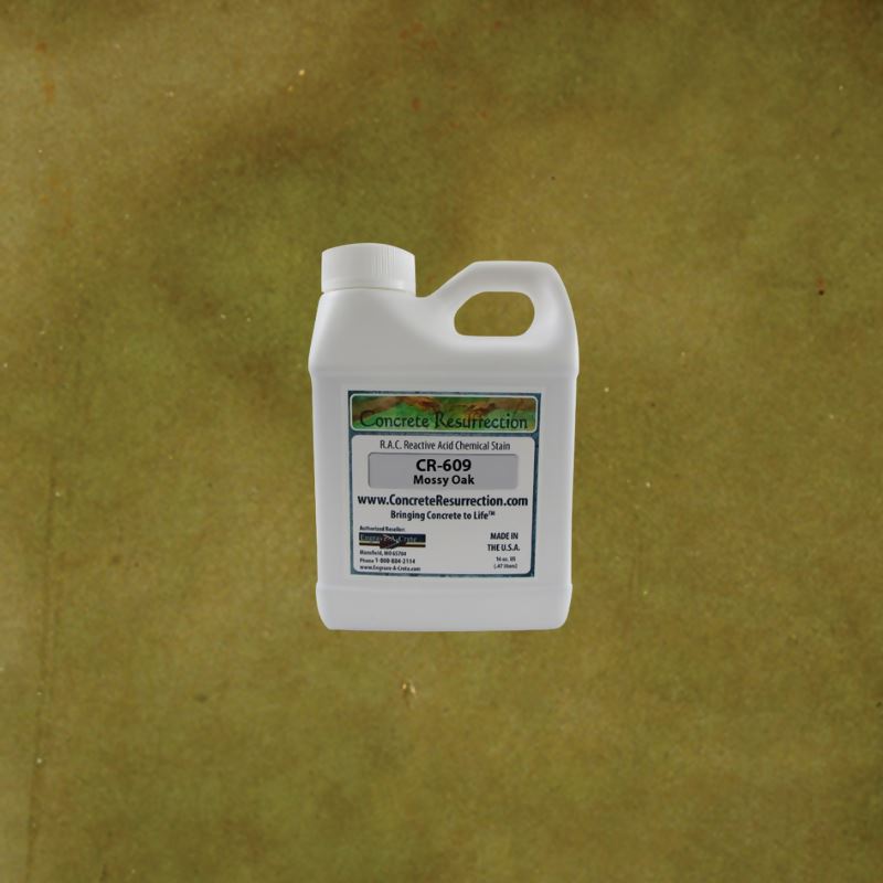 Reactive Acid Chemical (RAC) Concrete Stain Engrave-A-Crete 16 oz Mossy Oak (Interior Use Only)