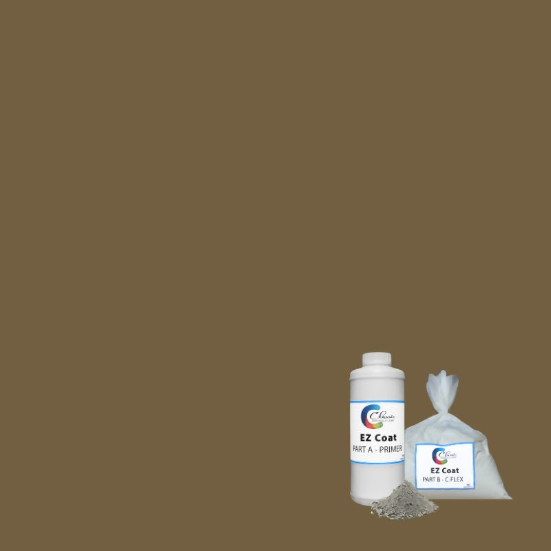 Classic EZ Coat Flexible Cementitious Concrete Overlay Kit Classic Coatings Systems Natural Gray Bayou