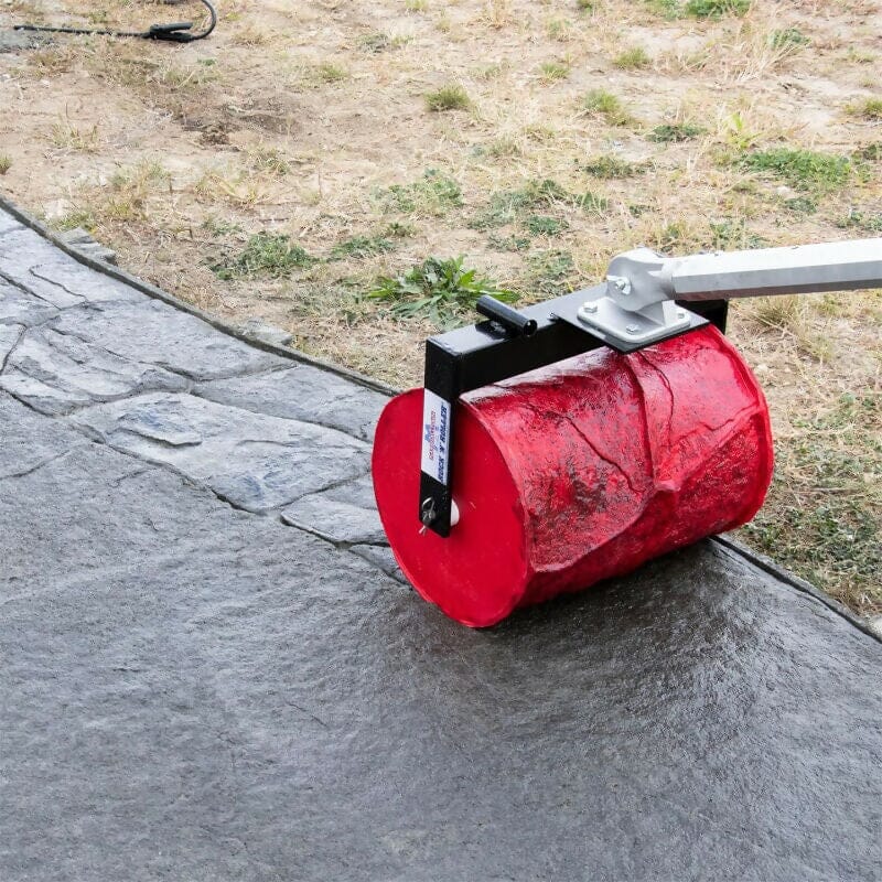 Random Stone Rock 'N Roller Imprint Stamp - 14-1/2" Marshalltown USA