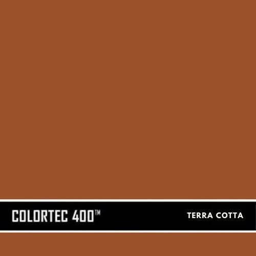 ColorTec 400 Pigmented Solvent-Based Polyurethane Surecrete 1 Gallon Kit Terra Cotta