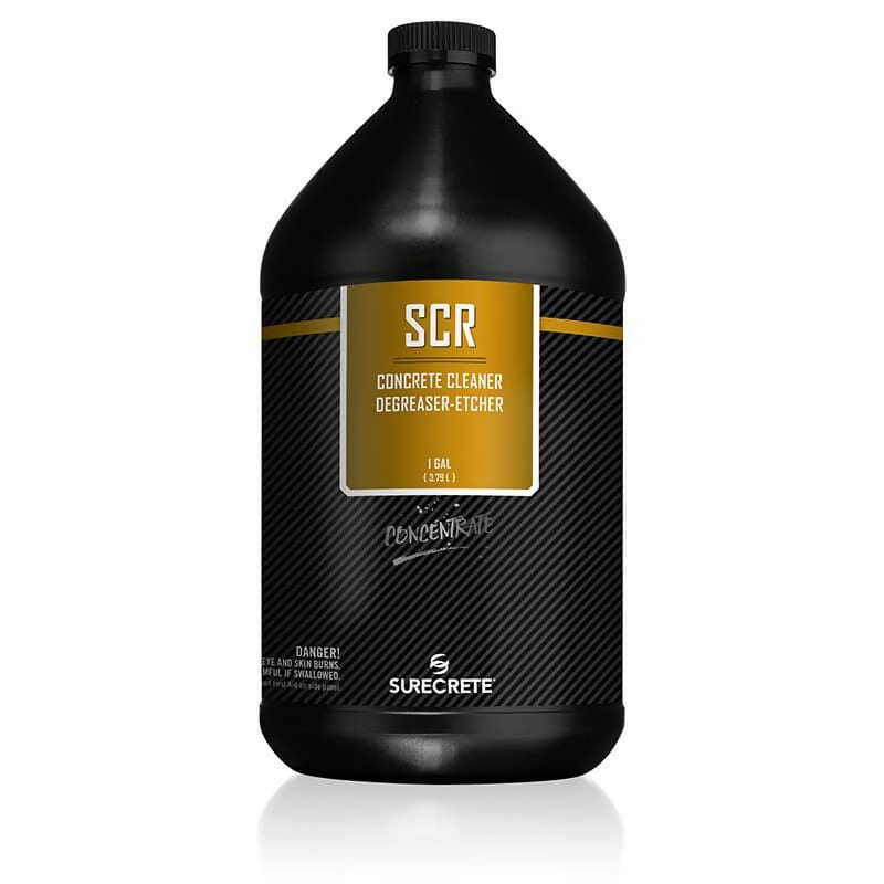 SCR Concrete Cleaner De-Greaser - 1 Gallon Surecrete