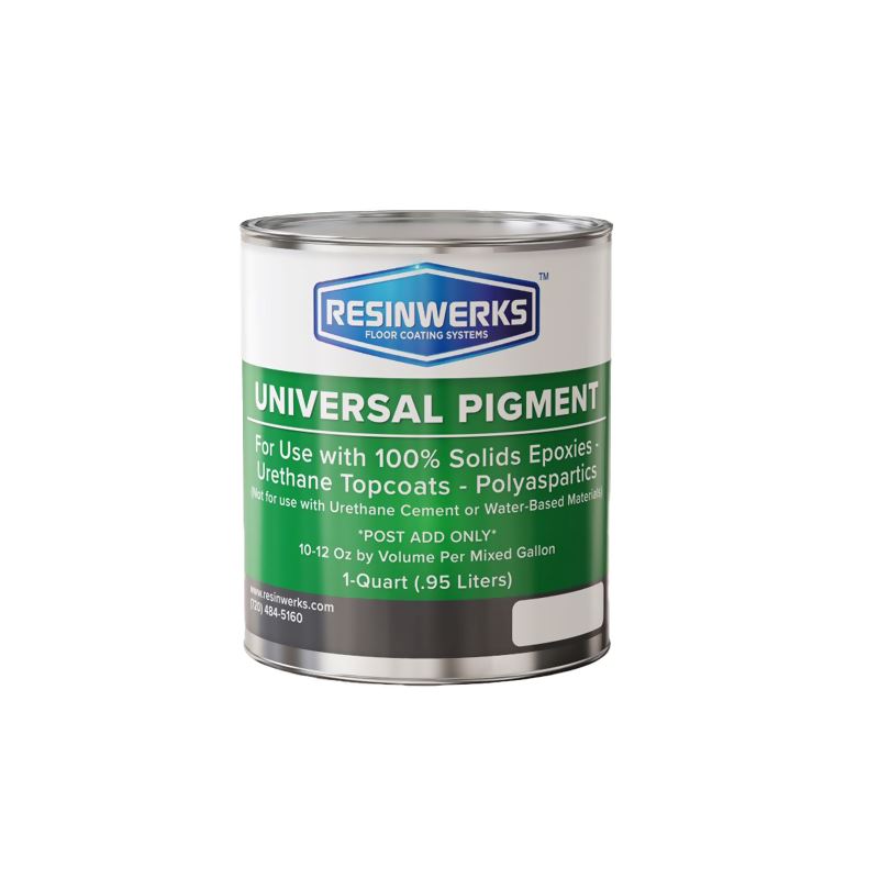 Universal Pigments - Urethane, Polyaspartic and 100% Solids Epoxy Pigments Resinwerks Inc