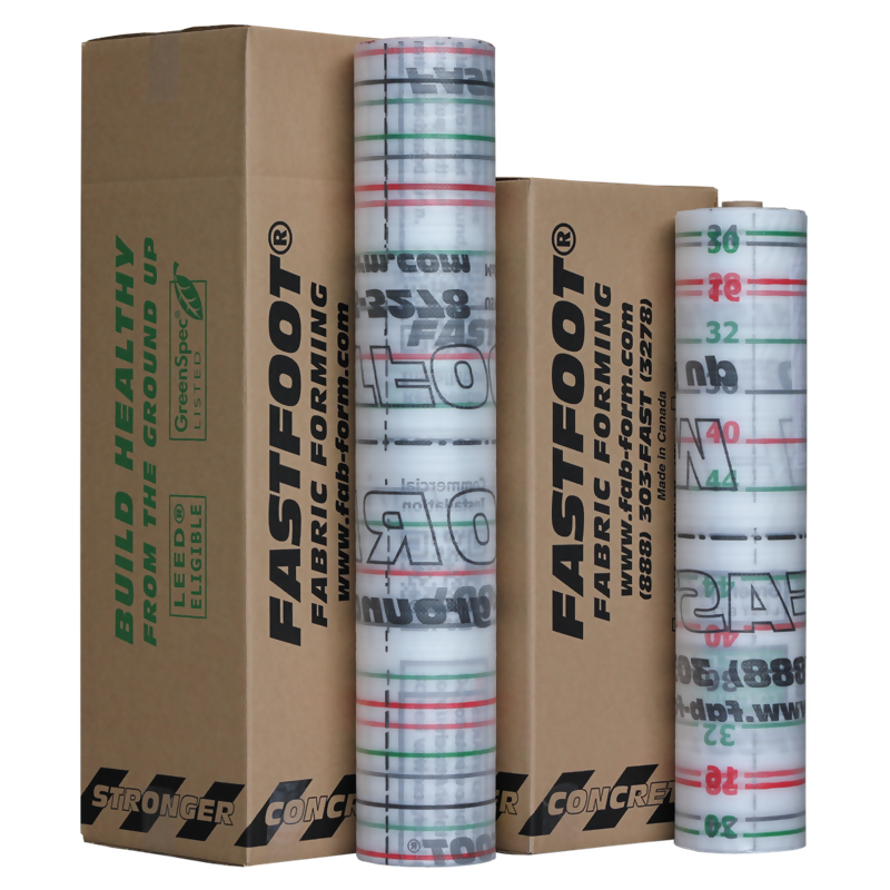 Fastfoot - Forming Fabric Rolls for Concrete Forms