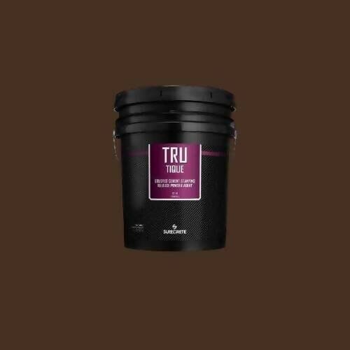 SureTique Powder Release Agent for Stamped Concrete 30 Lbs. Surecrete Dark Walnut