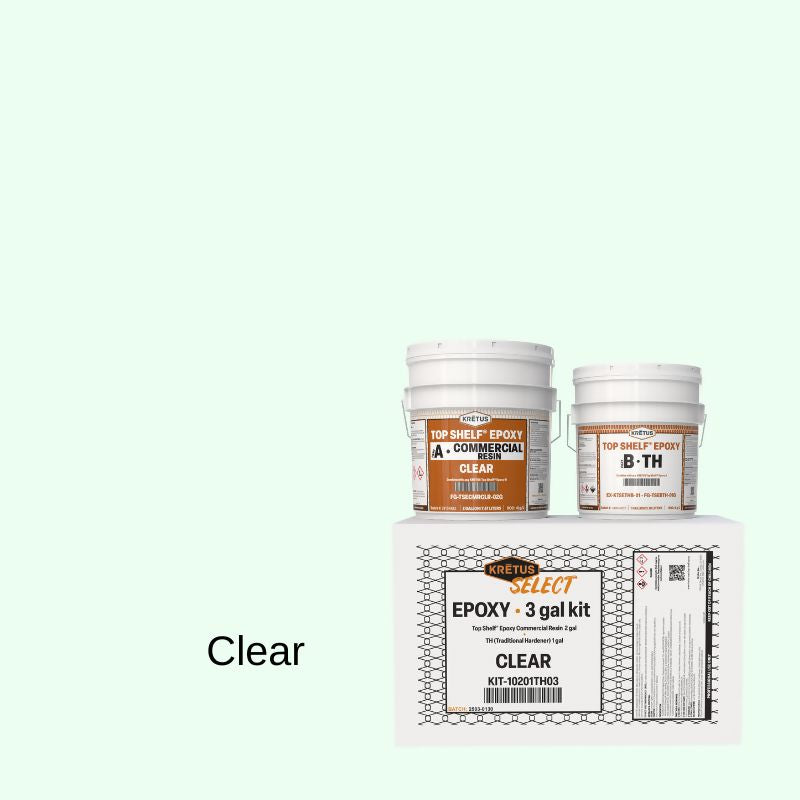 Kretus Select Epoxy - 3 Gallon Kit Kretus Clear
