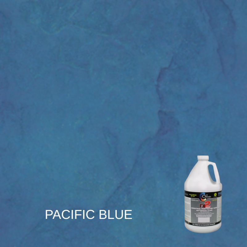 FX2 Armor Nano Industrial Grade Stain - 1 Gallon Classic Coatings Systems Pacific Blue