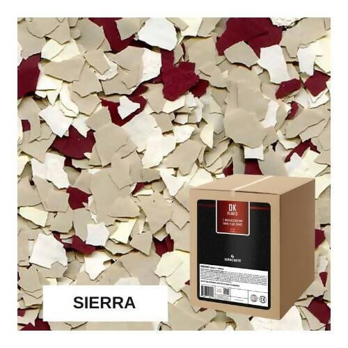 DK Flakes Epoxy Floor Flakes - 25 lb - 1/4" Flake Surecrete SIERRA