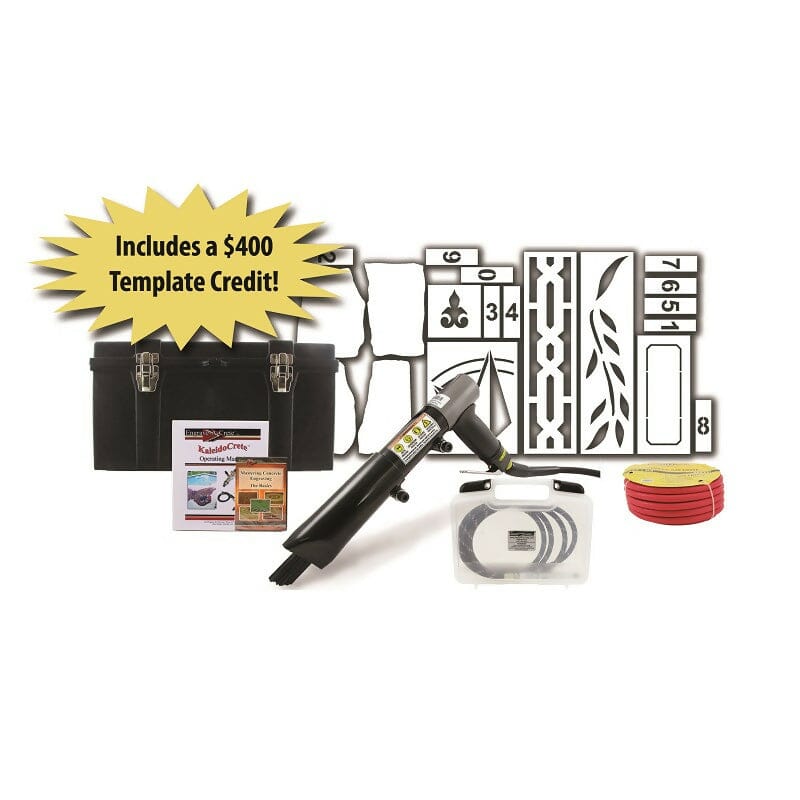 KaleidoCrete System Pro Pack - Concrete Engraver Engrave-A-Crete