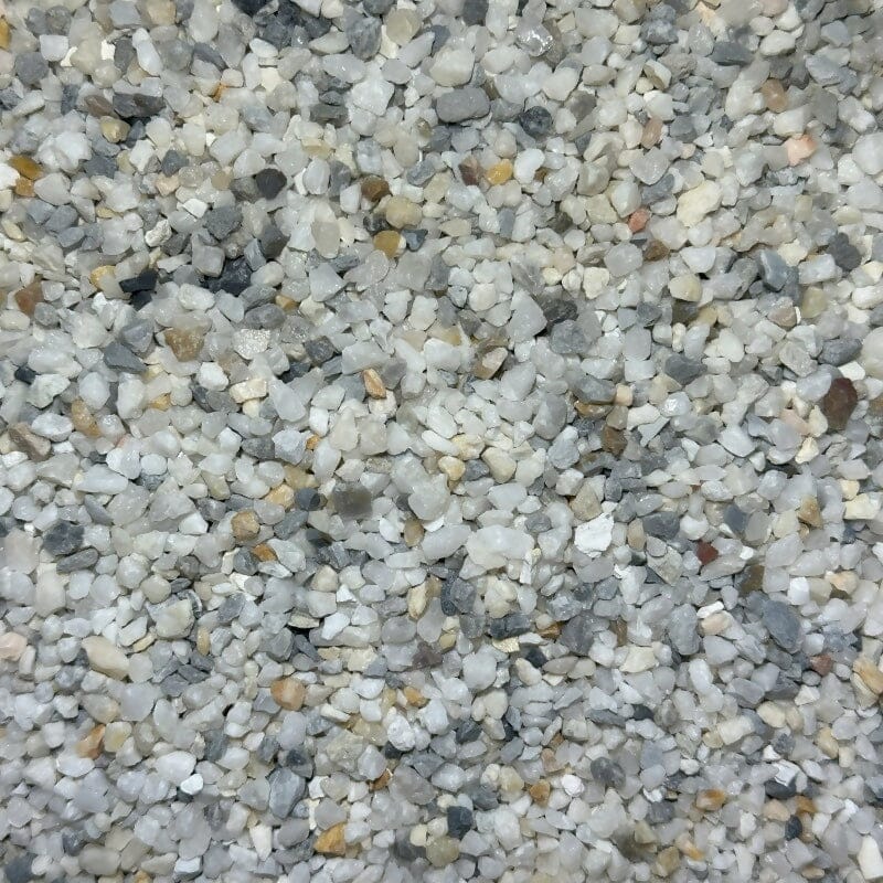 Arkansas White Swimming Pool Pebbles - 50 lb Consolidated Aggregates 6/10mm