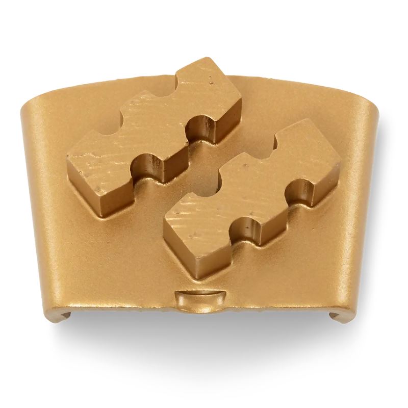 Husqvarna Elite Grind EZ XS Series - Diamond Tooling for Extra-Soft Concrete - 3-Pack BDC Equipment & Rental XS Gold - 25 grit Double Segment