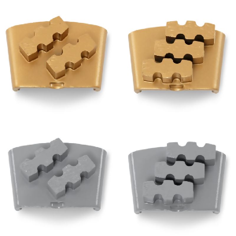 Husqvarna Elite Grind EZ XS Series - Diamond Tooling for Extra-Soft Concrete - 3-Pack BDC Equipment & Rental