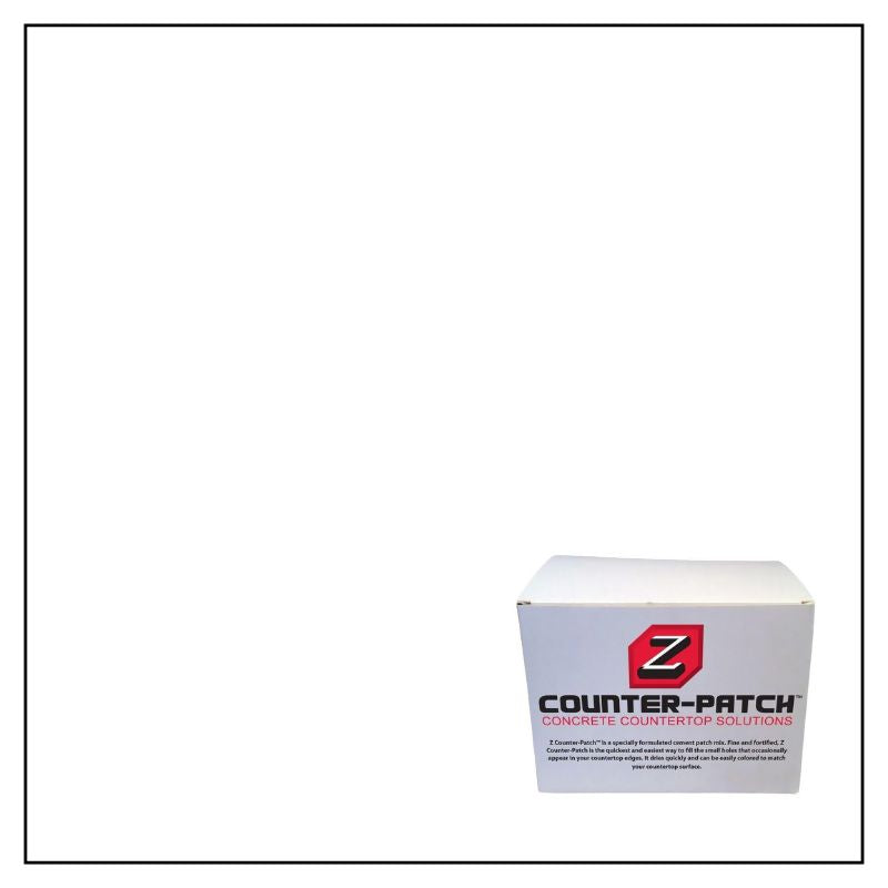 Z Counter-Patch Concrete Countertop Solutions White