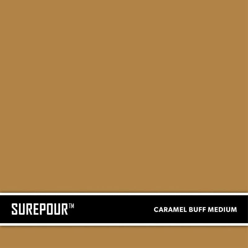 SurePour Concrete Integral Color Sacks for Fresh Concrete 10lb. Surecrete Carmel Buff - Medium