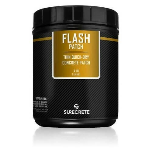 Flash Patch Thin Concrete Repair Surecrete 4 lb Jar