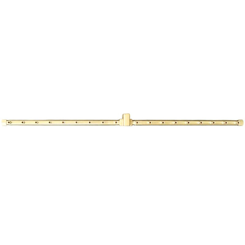 190K BTU 37.75" Linear Brass Burner for Firepits Warming Trends