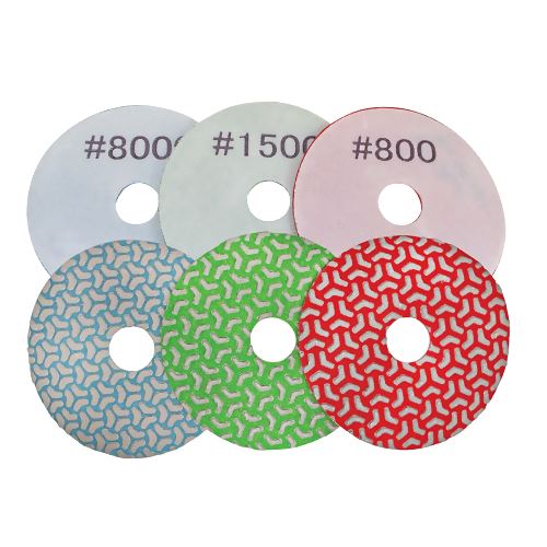 Kirara Pads - Restoration of Marble, Limestone & Concrete Surfaces - 4" Alpha Professional Tools