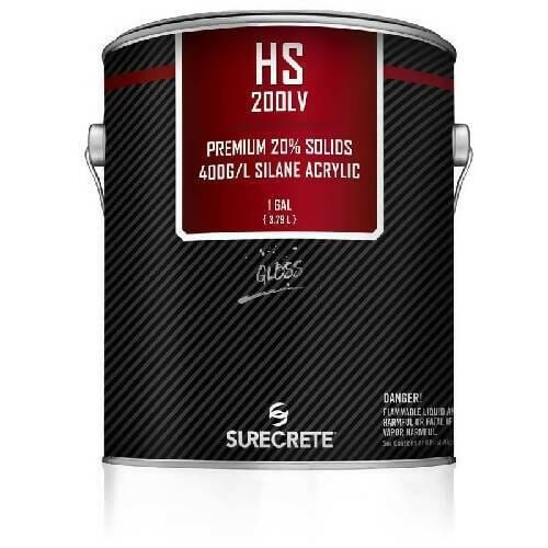 HS200 LV 20% Solid Clear Outdoor Concrete Sealer - 1 Gallon Surecrete