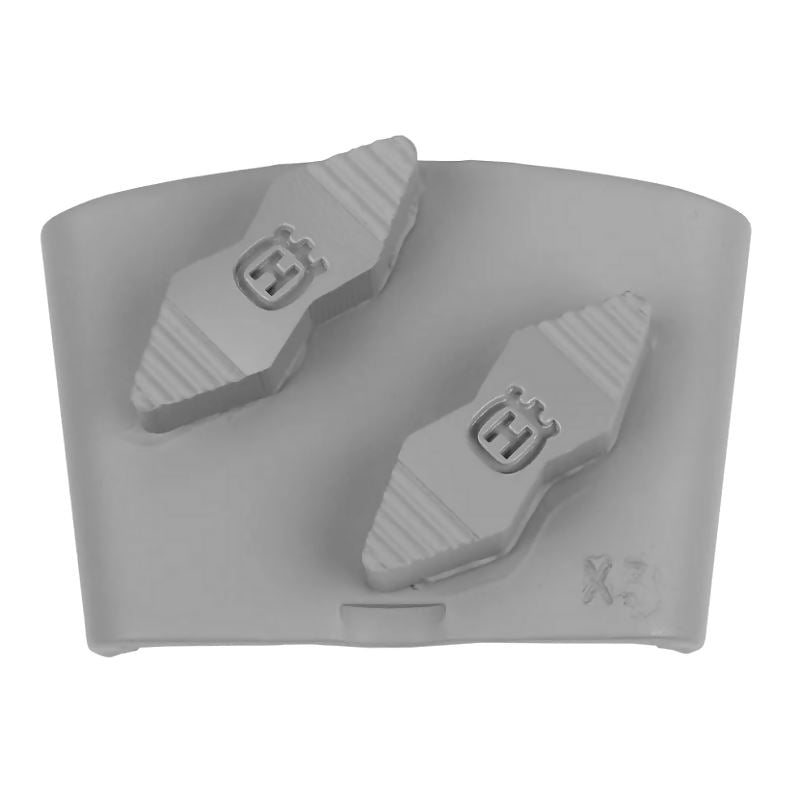 Husqvarna Elite Grind EZ X Series - Diamond Tooling for Extra-Hard Concrete - 3-Pack BDC Equipment & Rental X Grey - 30 grit Double Segment