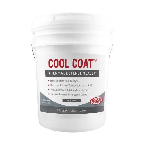 Cool Coat™ Acrylic Thermal Defense Sealer Rainguard Pro 5 Gallons Deep Base Low Gloss