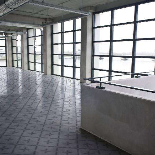 Quilt Tile Pattern - Adhesive-Backed Stencil supplies FloorMaps Inc.