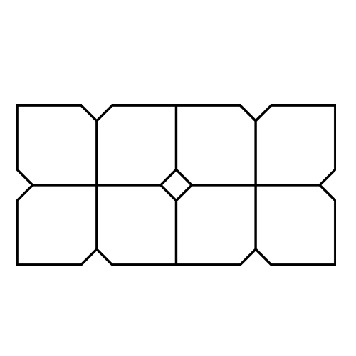 16" Diamond Tile - Concrete Stencil Decorative Concrete Impressions