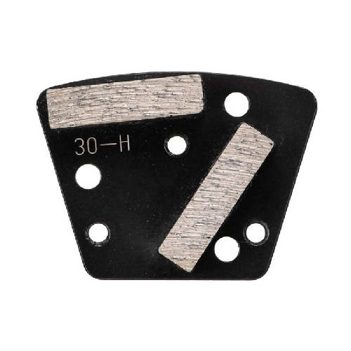 Trapezoid Bolt On Diamond Tooling - Double Bar Segments Syntec Diamond Tools Hard Bond (Black) 6 Grit