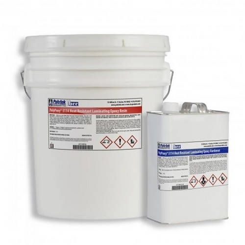 PolyPoxy 5114 Laminating Epoxy Polytek Development Corp 60-lb kit
