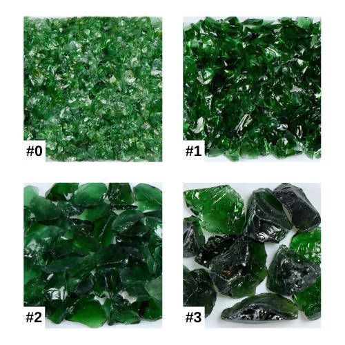 Dark Green Terrazzo Glass American Specialty Glass