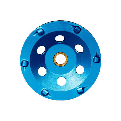 7" 6 Quarter Round Segment, Single Row PCD Cup Wheel U.S. Saws