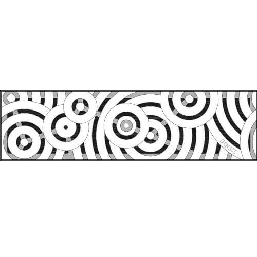 5.38" x 20" Oblio Trench Grate Iron Age Designs