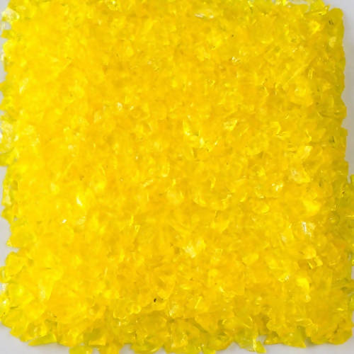 Chunky Yellow Terrazzo Glass American Specialty Glass 1 Pound #0